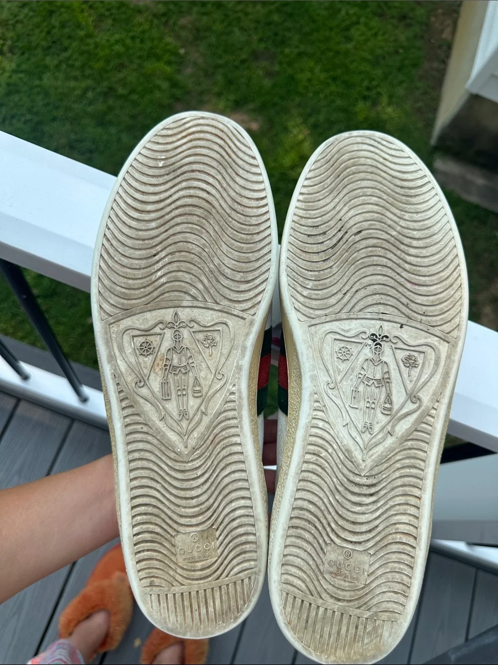Gucci Men's Gucci Ace Leather Sneakers
